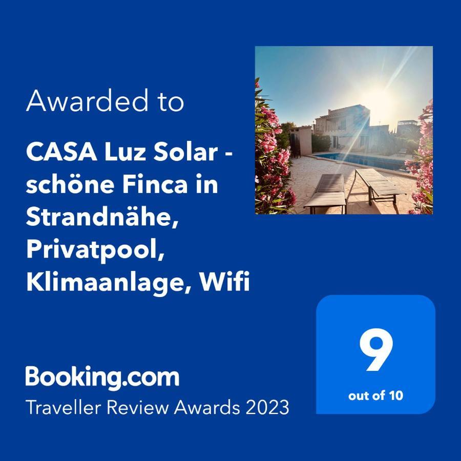 Casa Luz Solar - Schoene Finca In Strandnaehe, Privatpool, Klimaanlage, Wifi ซานตานยี ภายนอก รูปภาพ