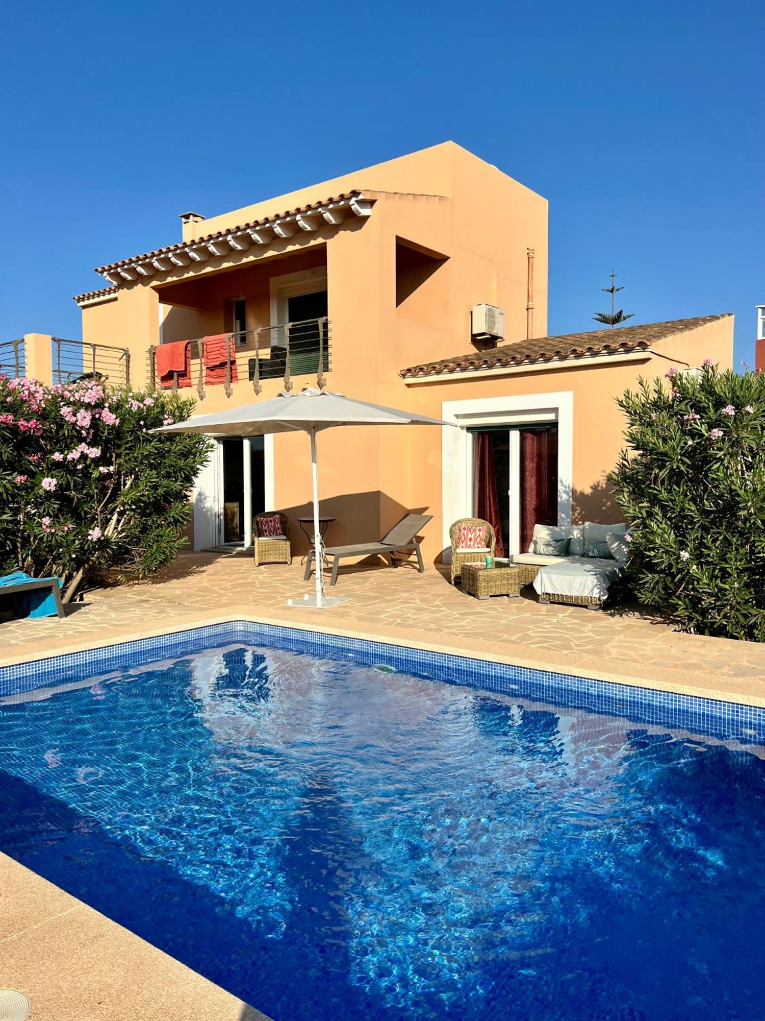 Casa Luz Solar - Schoene Finca In Strandnaehe, Privatpool, Klimaanlage, Wifi ซานตานยี ภายนอก รูปภาพ
